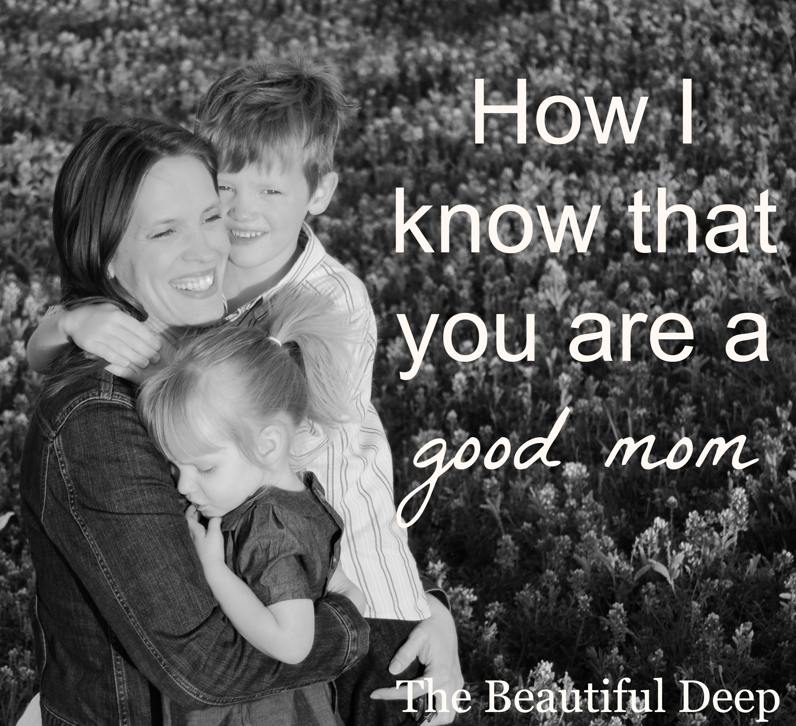 How I KNOW that You are a Good Mom