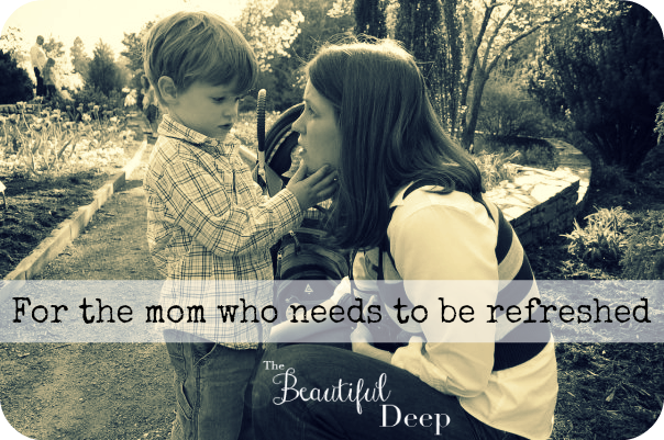 For the mom who needs to be refreshed: Becoming an excellent {not perfect} mother {Day 11}