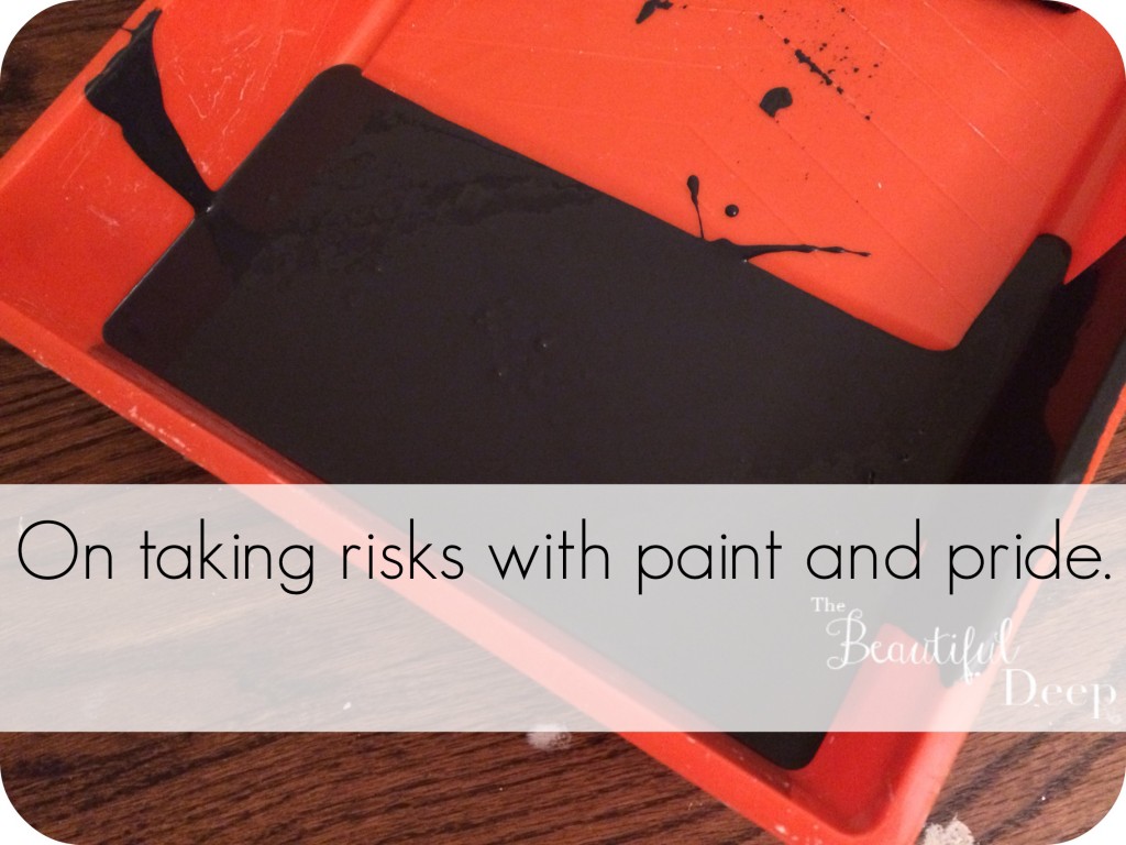 on taking risks with paint and pride